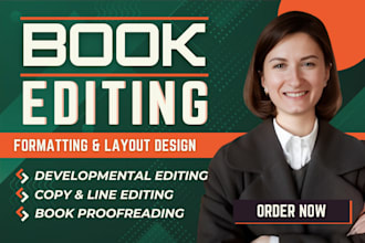 proofread, typeset fiction nonfiction, format poetry developmental book editor