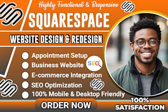 squarespace website design, squarespace website redesign squarespace development