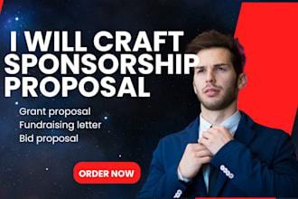 craft sponsorship proposal, grant proposal, bid proposal and fundraising letter