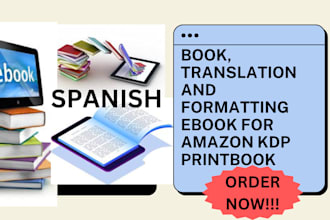 translate and format your ebook, contract, document and certificate