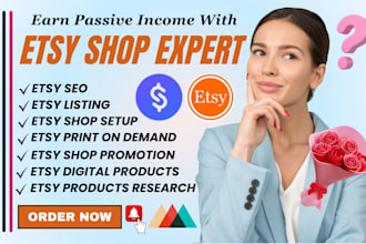 setup etsy digital products shop, etsy digital product, etsy product listing seo