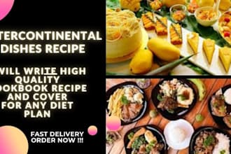 write nutritional meal diet plan, best quality cookbook recipe, recipe cover