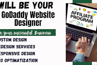 design or a redesign a professional godaddy business website tailored to needs