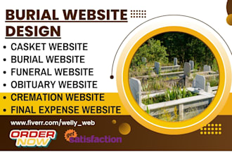 build burial funeral casket obituary final expenses cremation mortuary website