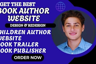 design children book author website book trailer website redesign book publisher