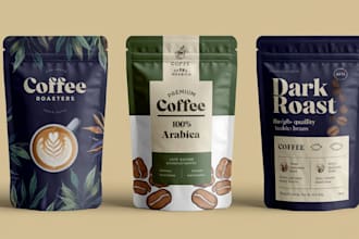 design professional pouch product packaging design