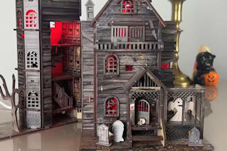 create an amazon shoppable video for book nook products or 3d puzzles