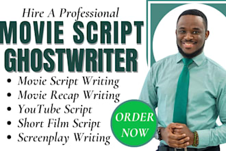 write movie script, movie script writing, script writing as script recap writer