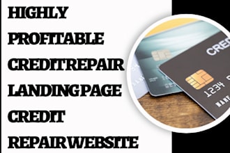 design cre dit repair website credit repair website credit repair landing page