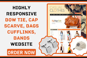design profitable bow tie cap scarves bags pins cufflinks bands clothes website