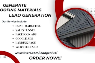 generate roofing materials leads generation cost estimation solar leads website