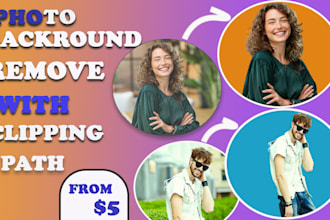 do photo background remove with clipping path service