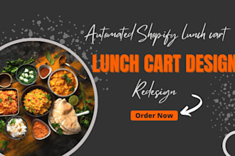 setup lunch cart website design, lunch web redesign, store seo