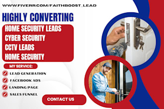 generate home security leads cyber security cctv lead home security sales funnel