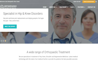 design therapy website, healthcare website medical website counselling website