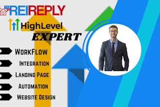 do survey rei reply auto go high level website form gohighlevel landing page