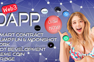 build dapp and bundler bot on sui, tron, ton, solana, kaspa