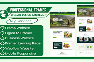 design responsive framer website redesign framer website framer landing page