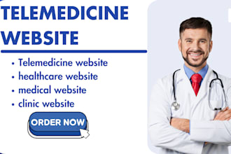 design telemedicine website healthcare website medical website clinic website