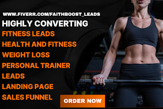generate fitness leads health and fitness weight loss personal trainer leads