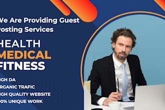 do health, medical and fitness guest posting on high da pa