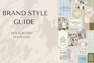create a mini brand style guide, for startups and coaches