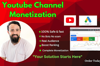 do complete youtube channel monetization