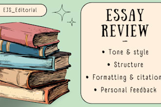review your essay or paper and give personalized feedback