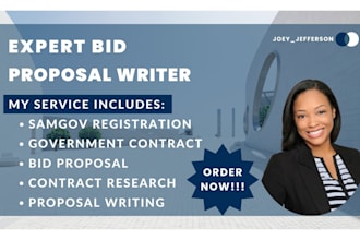 bid proposal for government contract, write your rfp, rfi, rfq