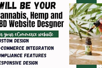 build your cbd, hemp, medical, or cannabis ecommerce website