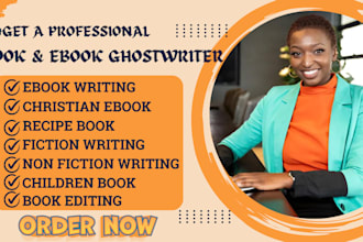 be ebook writer, non fiction ghostwriter, christian ebook, fiction ghostwriter