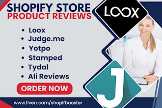 design shopify store product review loox judge me yotpo stamped tydal ali review
