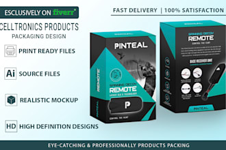 electronic box, electrical box design and 3d product mockup