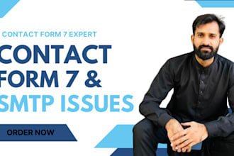 create or fix wordpress contact form 7 issues and SMTP error