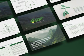 prepare professional pitch decks and financial models for startups