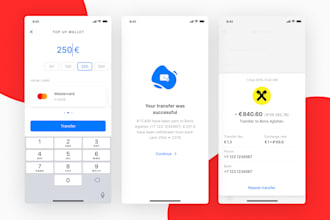 develop money transfer app, fintech app, tap and pay app, remittance app
