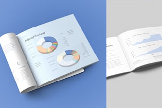 corporate annual report design for business