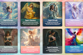 design tarot and oracle designs with digital art