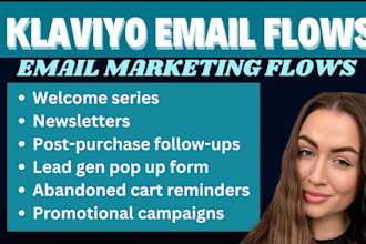 do klaviyo email marketing flows, klaviyo email flows for clothing store