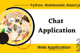 build chat app, real time notification system with websocket django