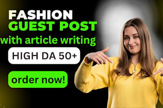 do blooger outreach for premium fashion post do follow links on authourity site