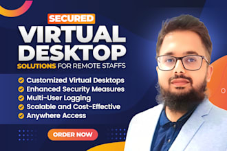 provide a fast and secure virtual desktop setup for remote employees
