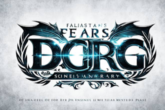 design awesome rpg fantasy or sci fi logo for you