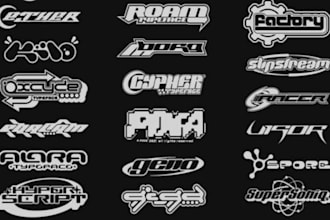 design y2k streetwear logo brand