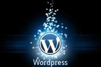 create a Wordpress website for you, with up to 5 pages