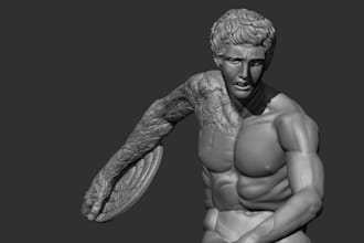turn 2d to 3dsculpture,3d celebrity head bust, funko pop,stl output,3d miniature