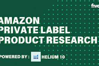 do product hunting research for amazon private label fba