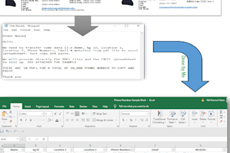 change your pdf to word or excel editable file