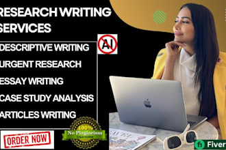 do case study analysis, research and summary writing