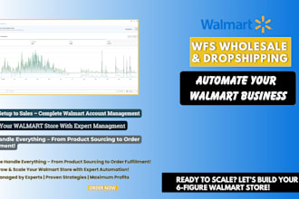 manage walmart 2 step dropshipping, walmart wfs wholesale